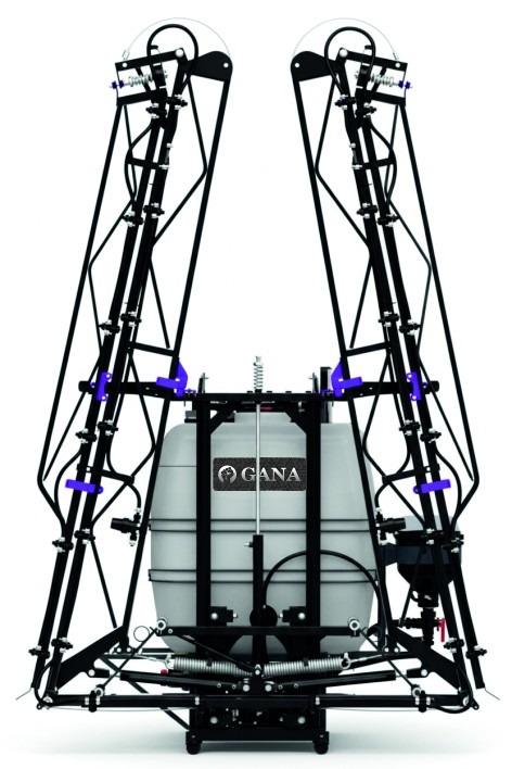 Visão traseira do Pulverizador de 16 Metros com 2 dobras